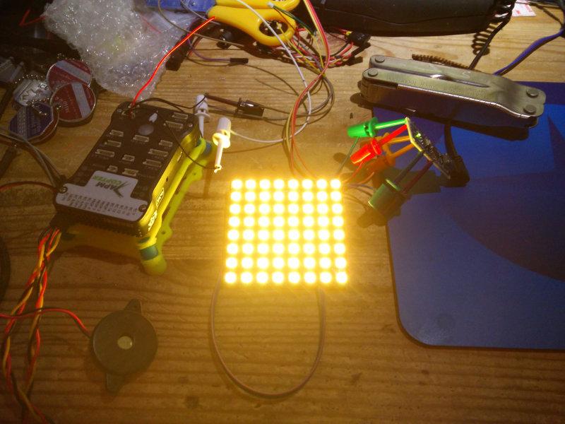 Neopixel LEDs as status LEDs for Ardupilot
