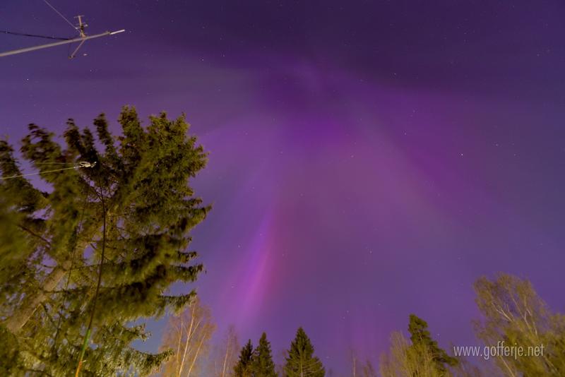 Strong auroras